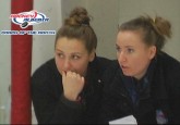 Kath Surbey (right) is Hockey Alberta’s Coach of the Month for March, and the final winner for the 2015-16 hockey season.