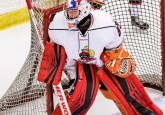 Lloydminster Goaltender Bella McKee, one of the 2016-17 AFHL award winners. (Photo credit: Two Point Photography)