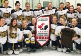 The St. Albert Slash celebrate their Pacific Regional Championship win