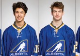 From left: Marc Lajoie, Dylan Guenther, Sean Tschigerl, and Kai Uchacz. (Photo credit: Rob Wallator)