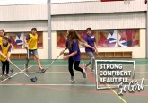 Grade 5 Girls Introduced to Hockey Basics