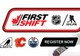 Flames, Oilers team up for First Shift in Red Deer