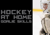 Hockey at Home Goalie Skills - Pulling the Puck Off the Boards and Passing