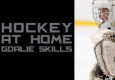 Hockey at Home Goalie Skills - Handling the Puck in a Butterfly