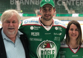 Kodie Curran (second from left) with father, Jerome (far left), sister Jessica, and brother-in-law Joey. (Photo courtesy of Kodie Curran)