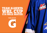 Team Alberta U16 Male selected for 2023 WHL Cup