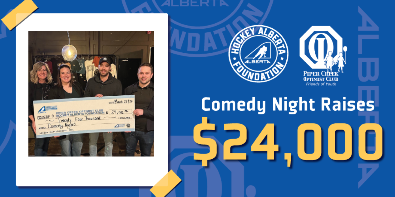 Comedy Night raises $24,000 for the Hockey Alberta Foundation