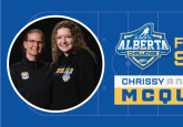 Like mother, like daughter: Chrissy and Kennedy McQuade volunteering their time at Spring Showcase