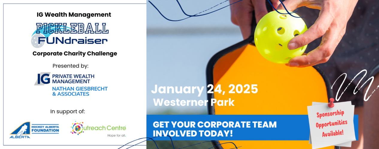 The Outreach Centre and the Hockey Alberta Foundation Announce Pickleball Fundraiser