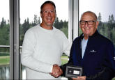 John Kosolowski Honoured for 15 Years of Service with the Hockey Alberta Foundation