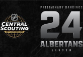 Twenty-four Albertans named to NHL Central Scouting’s Preliminary Players to Watch List