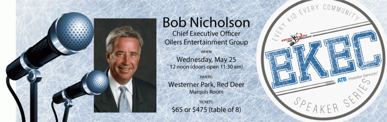 Bob Nicholson joins EKEC Speaker Series in Red Deer