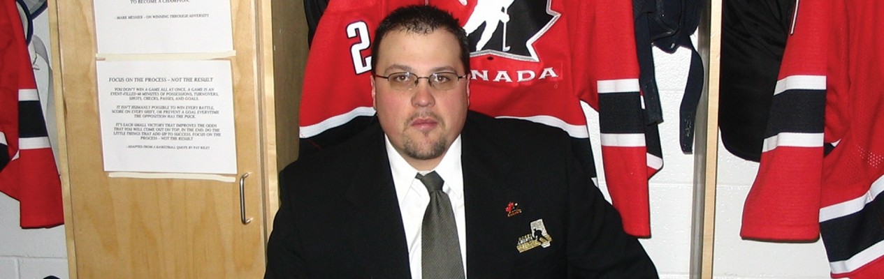 Long-time Hockey Alberta staff member Tim Leer, seen here at the 2005 World U17 Hockey Challenge in Lethbridge, has been a part of the Alberta Cup for nearly 20 years.