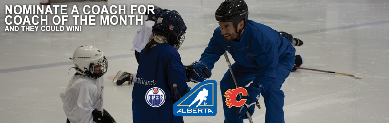Nominate your coach as Hockey Alberta’s Coach of the Month