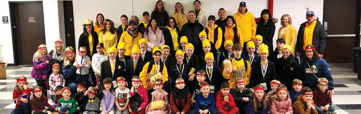 Airdrie ’Kindness Ninjas’ visit the Alberta Winter Games