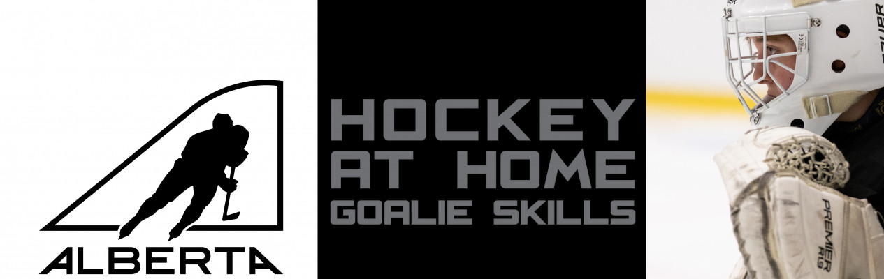 Hockey at Home Goalie Skills - Moving Across the Crease & Tracking