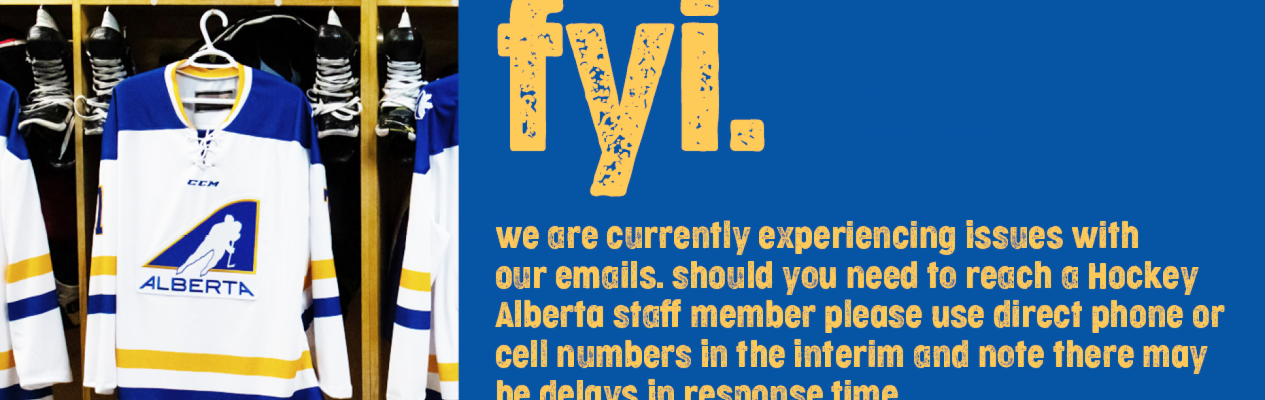 Hockey Alberta emails offline