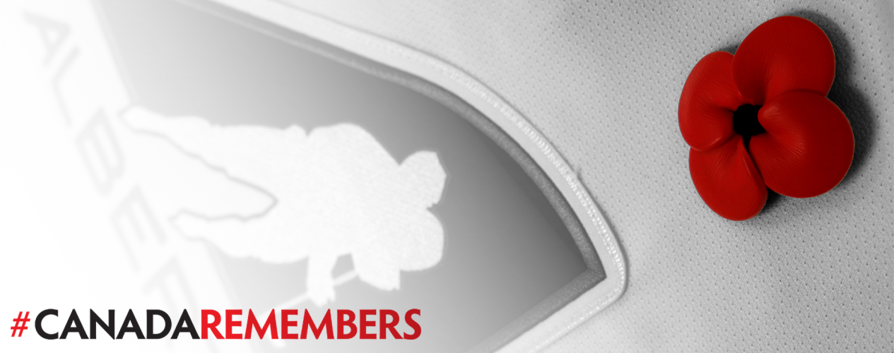 Hockey Alberta Remembers on November 11