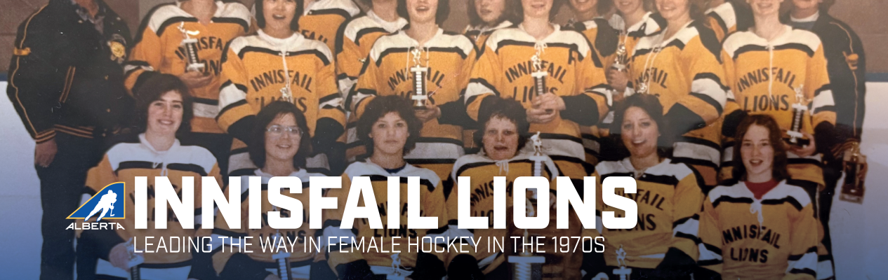 Innisfail Lions – Leading the Way in Female Hockey in the 1970s