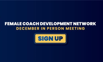 Sign Up For Female Coach Development Network December Meeting