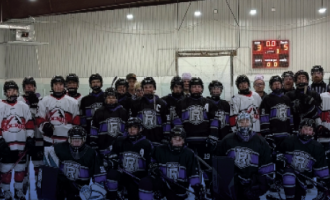 Hockey Gives Back: U15 Tier 1 Renegades Pack the Pete Purple
