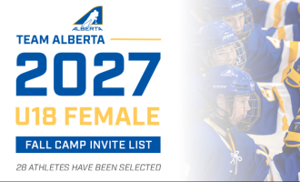 Twenty-eight athletes named to 2027 Team Alberta Under-18 Female Fall Camp