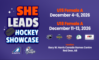 Hockey Alberta Announces Inaugural She Leads Hockey Showcase