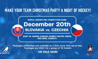 Hockey Alberta Offering Holiday Party Packages to World Juniors Pre-Tournament Game