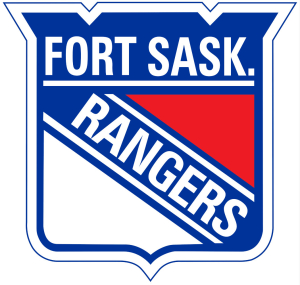 RANGERS ATHLETIC CLUB - FORT SASK MINOR HOCKEY - Logo
